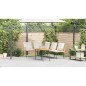 Set di divani da giardino a 2 pezzi con cuscini in rattan naturale Set di divani da giardino a 2 pezzi con cuscini in rattan naturale