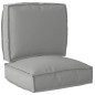 vidaXL Set di cuscini per pallet a 2 pezzi in tessuto Oxford grigio vidaXL Set di cuscini per pallet a 2 pezzi in tessuto Oxford grigio