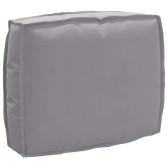 vidaXL Set di cuscini per pallet a 2 pezzi in tessuto Oxford grigio