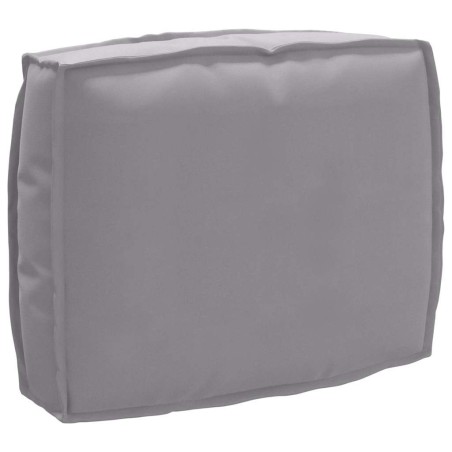 vidaXL Set di cuscini per pallet a 2 pezzi in tessuto Oxford grigio
