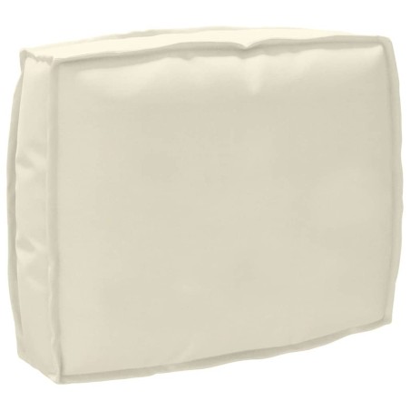 vidaXL Set di cuscini per pallet da 2 pezzi in tessuto Oxford crema