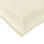 vidaXL Set di cuscini per pallet da 2 pezzi in tessuto Oxford crema