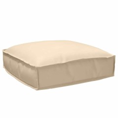 vidaXL Cuscini per pallet, 2 pezzi, in tessuto Oxford beige