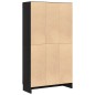 vidaXL Armadi per libri in rovere nero di - Set da 2, 165x30,5x150 cm, fatti in legno ingegnerizzato. vidaXL Armadi per libri in rovere nero di - Set da 2, 165x30,5x150 cm, fatti in legno ingegnerizzato.