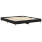vidaXL Letto Rovere nero 200x200 cm Legno massiccio vidaXL Letto Rovere nero 200x200 cm Legno massiccio
