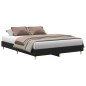 vidaXL Struttura letto rovere nero 150x200 cm vidaXL Struttura letto rovere nero 150x200 cm