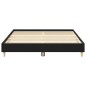 vidaXL Struttura letto rovere nero 150x200 cm vidaXL Struttura letto rovere nero 150x200 cm