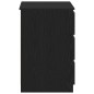 vidaXL Scrivanie 2 pezzi in rovere nero 140x50x76 cm in legno ingegnerizzato