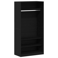 vidaXL Armadio in Quercia Nera 100 x 50 x 200 cm - Fatto con legno ingegnerizzato
