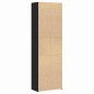 vidaXL Armadio per ufficio in rovere nero di 60 x 32 x 190 cm, fatto di legno assemblato. vidaXL Armadio per ufficio in rovere nero di 60 x 32 x 190 cm, fatto di legno assemblato.