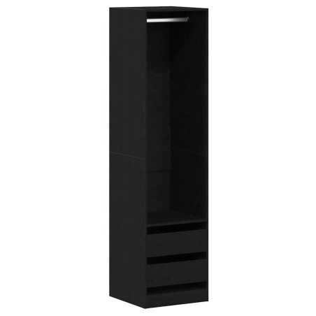 vidaXL Armadio - Rovere Nero, 50 x 50 x 200 cm, fatto in legno ingegnerizzato