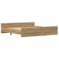 vidaXL Letto Artigianale Rovere 200x200 cm Legno Ingegnerizzato vidaXL Letto Artigianale Rovere 200x200 cm Legno Ingegnerizzato