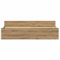 vidaXL Letto Artigianale Rovere 200x200 cm Legno Ingegnerizzato vidaXL Letto Artigianale Rovere 200x200 cm Legno Ingegnerizzato