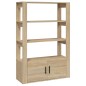 Credenza Rovere Sonoma 80x30x119,5 cm in Legno Multistrato Credenza Rovere Sonoma 80x30x119,5 cm in Legno Multistrato