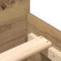 vidaXL Letto Artigianale Rovere 200x200 cm Legno Ingegnerizzato vidaXL Letto Artigianale Rovere 200x200 cm Legno Ingegnerizzato