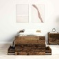 Letto vidaXL senza materasso Legno Vecchio 75x190 cm Legno ingegnerizzato Letto vidaXL senza materasso Legno Vecchio 75x190 cm Legno ingegnerizzato