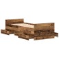 Letto vidaXL senza materasso Legno Vecchio 75x190 cm Legno ingegnerizzato Letto vidaXL senza materasso Legno Vecchio 75x190 cm Legno ingegnerizzato