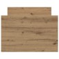 vidaXL Letto di senza Materasso Quercia Artigianale 75x190 cm Legno Ingegnerizzato vidaXL Letto di senza Materasso Quercia Artigianale 75x190 cm Legno Ingegnerizzato