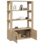 Credenza Rovere Sonoma 80x30x119,5 cm in Legno Multistrato Credenza Rovere Sonoma 80x30x119,5 cm in Legno Multistrato