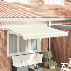 vidaXL Tenda Retrattile Crema 250x200 cm