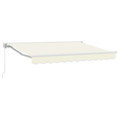 vidaXL Tenda Retrattile Crema 250x200 cm