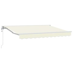 vidaXL Tenda Retrattile Crema 250x200 cm