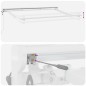 vidaXL Tenda Retrattile Blu Marino 250x200 cm vidaXL Tenda Retrattile Blu Marino 250x200 cm