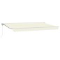 vidaXL Tenda Retrattile Crema 350x200 cm vidaXL Tenda Retrattile Crema 350x200 cm