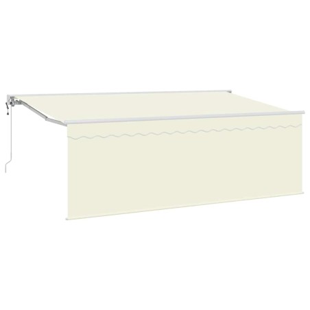 vidaXL Tenda con tende Crema 350 x 200 x 120 cm Tessuto, Metallo