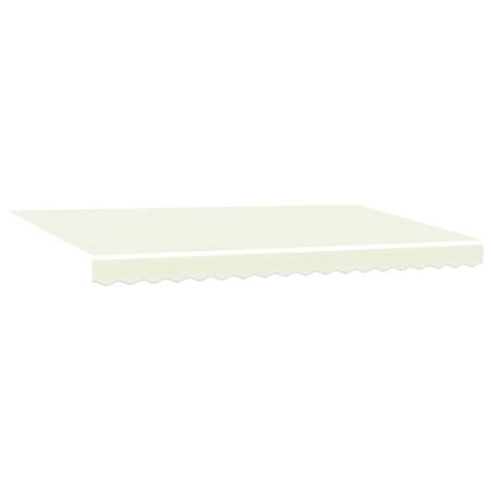 vidaXL Tenda con tende Crema 350 x 200 x 120 cm Tessuto, Metallo