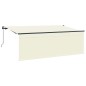 vidaXL Tenda con tende Crema 350 x 200 x 120 cm Tessuto, Metallo vidaXL Tenda con tende Crema 350 x 200 x 120 cm Tessuto, Metallo