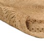 Tappeto Lavorato a Mano in Juta Intrecciata 120 cm Rotondo Tappeto Lavorato a Mano in Juta Intrecciata 120 cm Rotondo
