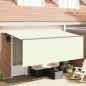 vidaXL Tenda con tende Crema 350 x 200 x 120 cm Tessuto, Metallo vidaXL Tenda con tende Crema 350 x 200 x 120 cm Tessuto, Metallo