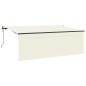vidaXL Tenda con tende Crema 350 x 200 x 120 cm Tessuto, Metallo vidaXL Tenda con tende Crema 350 x 200 x 120 cm Tessuto, Metallo