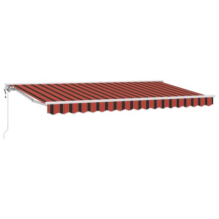 vidaXL Tenda Retrattile Blu Marino 350x200 cm Poliestere e Alluminio