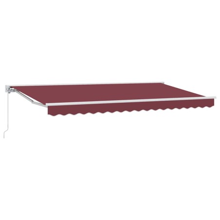 vidaXL Tenda Retrattile Borgogna 350x200 cm