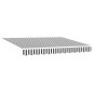 vidaXL Tenda Retrattile Antracite e Bianco 350x200 cm vidaXL Tenda Retrattile Antracite e Bianco 350x200 cm