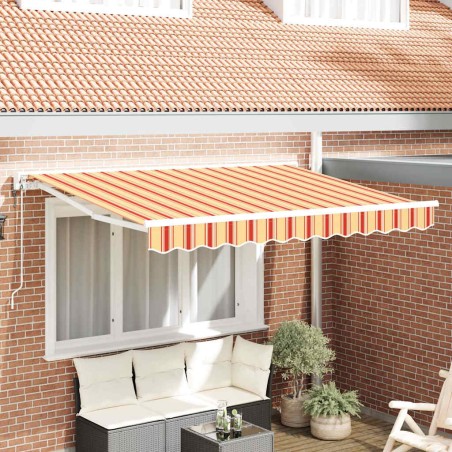 vidaXL Tenda Retrattile Blu Marino 350x200 cm