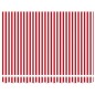 vidaXL Tenda Retrattile Rosso e Bianco 350x200 cm vidaXL Tenda Retrattile Rosso e Bianco 350x200 cm
