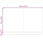 vidaXL Tenda Retrattile Blu Marino 350x200 cm Alluminio e poliestere