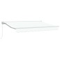vidaXL Tenda Retrattile Bianco 350x200 cm vidaXL Tenda Retrattile Bianco 350x200 cm