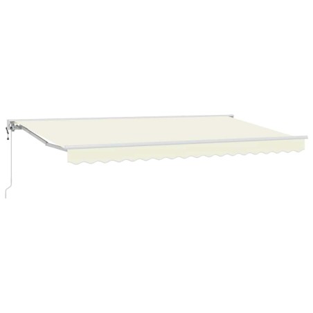 vidaXL Tenda Retrattile Crema 400x200 cm