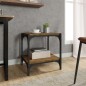 vidaXL Mobile TV Rovere Fumo 40x33x41 cm Legno Multistrato e Acciaio vidaXL Mobile TV Rovere Fumo 40x33x41 cm Legno Multistrato e Acciaio