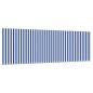 vidaXL Tenda Retrattile Blu e Bianco 400 x 200 cm Tessuto vidaXL Tenda Retrattile Blu e Bianco 400 x 200 cm Tessuto
