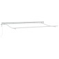 vidaXL Tenda Retrattile Blu e Bianco 400 x 200 cm Metallo & Tessuto vidaXL Tenda Retrattile Blu e Bianco 400 x 200 cm Metallo & Tessuto