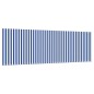 vidaXL Tenda Retrattile Blu e Bianco 400 x 200 cm Metallo & Tessuto vidaXL Tenda Retrattile Blu e Bianco 400 x 200 cm Metallo & Tessuto