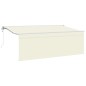 vidaXL Tettuccio Elettrico Retrattile Crema Bianco Marrone vidaXL Tettuccio Elettrico Retrattile Crema Bianco Marrone