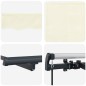 vidaXL Tenda Retrattile Crema Antracite Marrone 400 x 200 cm vidaXL Tenda Retrattile Crema Antracite Marrone 400 x 200 cm