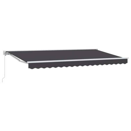 vidaXL Tenda Retrattile Antracite 400x200 cm Tessuto e Poliestere