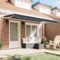 vidaXL Tenda Retrattile Antracite 400x200 cm Tessuto e Poliestere vidaXL Tenda Retrattile Antracite 400x200 cm Tessuto e Poliestere